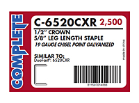 Duo-Fast 6520CXR-5/8" Fine Wire Staple (C-6520CXR)