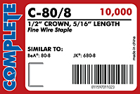 Fine Wire Staples (C-80/8)