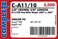 Fine Wire Staples (C-A11-10)